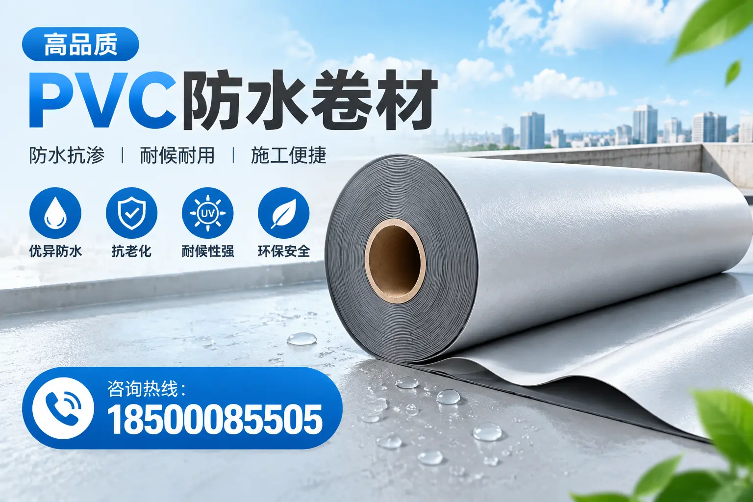 什么是pvc防水卷材？陵水消费者需了解的基础知识